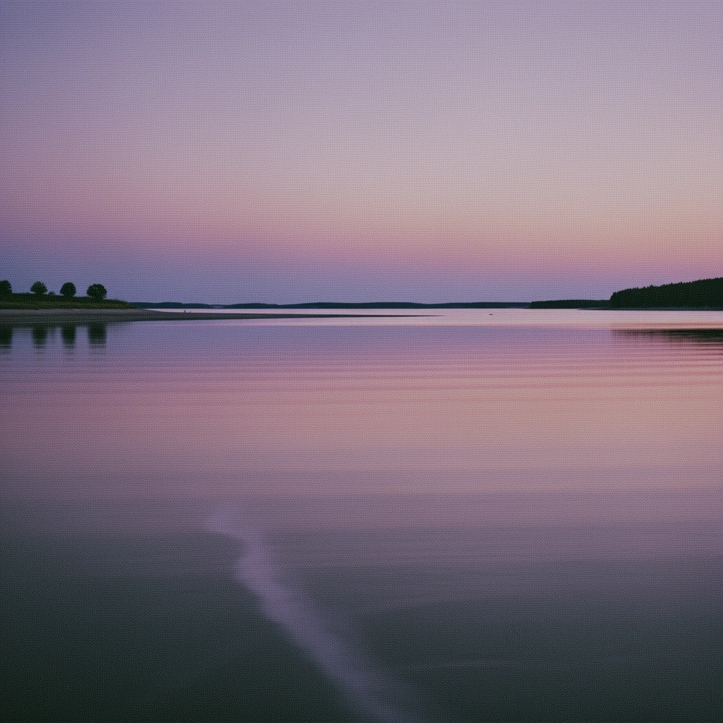 Crépuscule apaisant